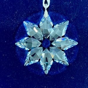 Swarovski Silver Star Ornament